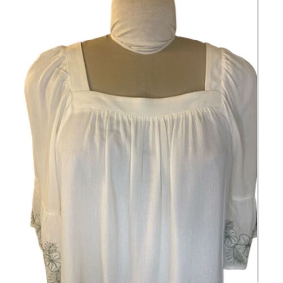 Ruby Rd. Square Neck Lightweight Babydoll Top Sz. PXL Feminine Breezy - Picture 7 of 11